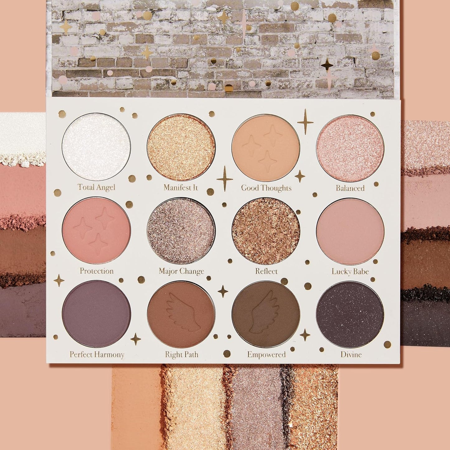 ColourPop 11:11 Eyeshadow Palette - Warm Nude Eye Makeup Palette with Matte, Metallic, Matte Sparkle & Glitter Finishes - High-Pigment Eye Makeup with a Long-Wearing Formula (0.46 oz)