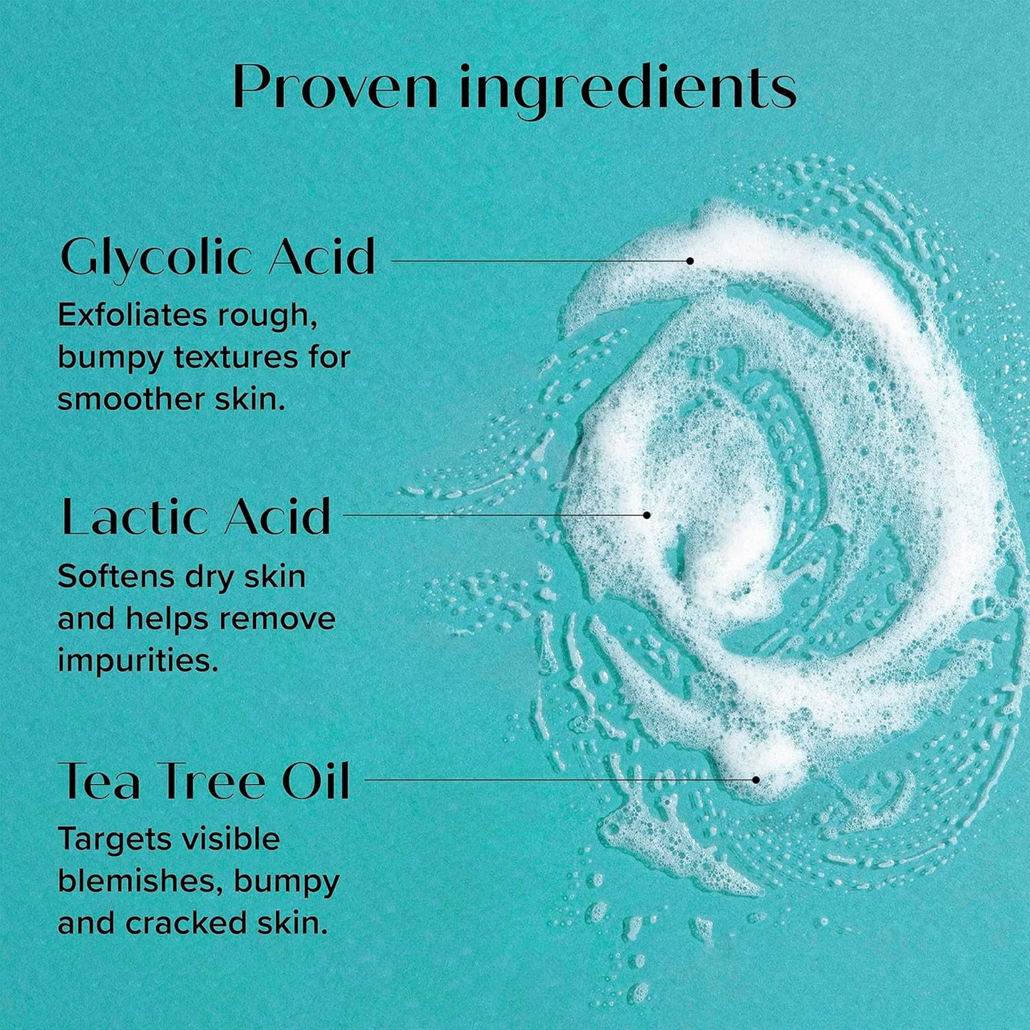 Medix 5.5 Exfoliating AHA Glycolic Acid Face & Body Scrub Cleanser + Hyaluronic Acid Moisturizing Body Cream Lotion Skin Care 2PC Set | Alpha Hydroxy Acid & Lactic Acid Foaming Body Wash & Face Wash