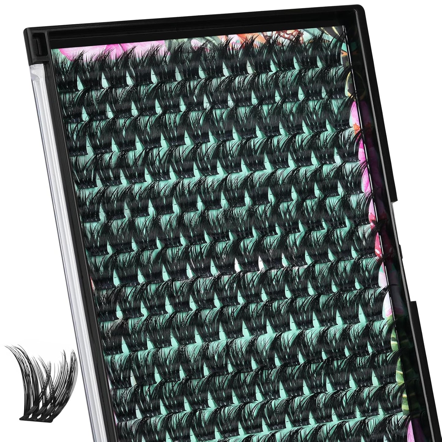 Lash Clusters Wet Look 168Pcs Eyelash Cluster Ultra-Thin Lash Band Eyelashes Extensions Spiky Anime Wide Span Lashes(Mallow,C-10mm)