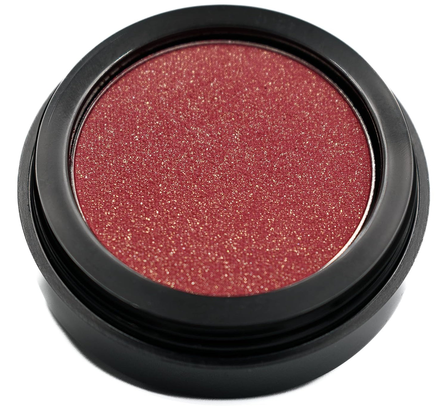 Chili Pepper Bright Red Orange Sparkling Glitter Pressed Powder Single Vegan Eyeshadow; Talc, Paraben & Cruelty Free