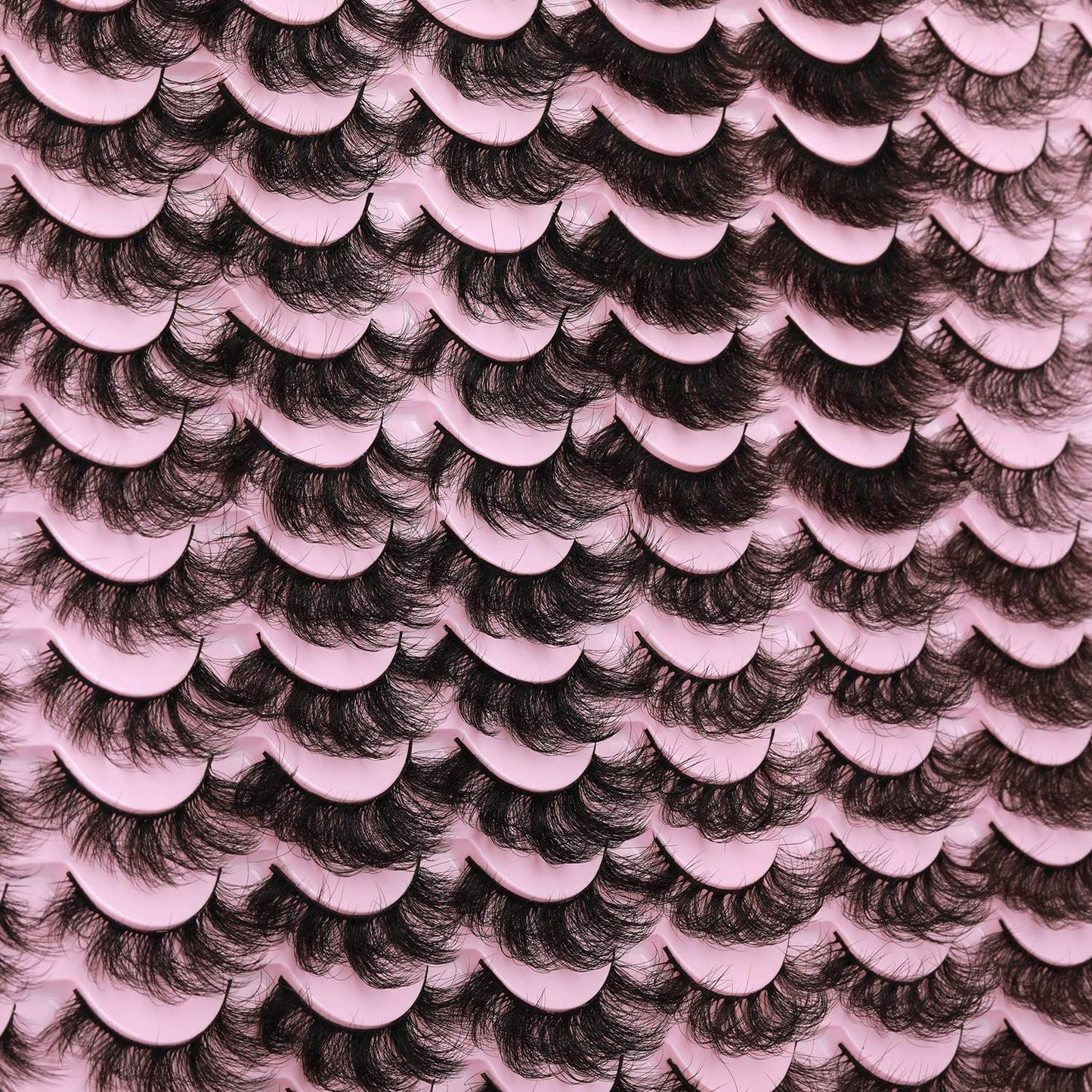 48 Pairs Mink Lashes Thick Eyelashes 8 Styles Mixed Dramatic Long Faux Mink Eye lashes Pack 10D Wholesale Luxury Soft Fake Eyelashes