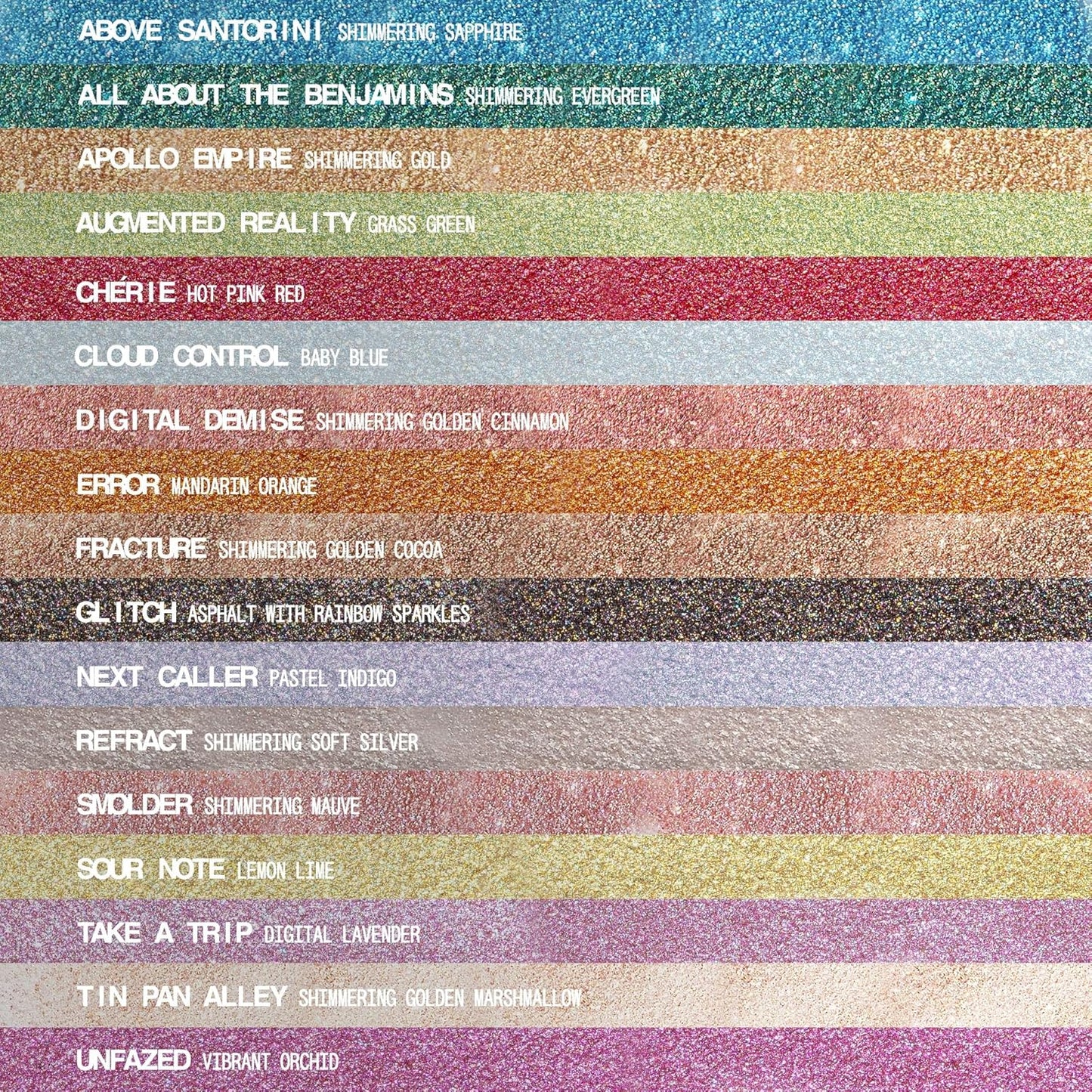 about-face Fractal Glitter Eye Paint Refract – Smudge-Proof, Long-Lasting Liquid Eyeshadow – Intense Sparkle with Mousse Texture – Vegan, Cruelty-Free – 0.13oz (Soft Silver)